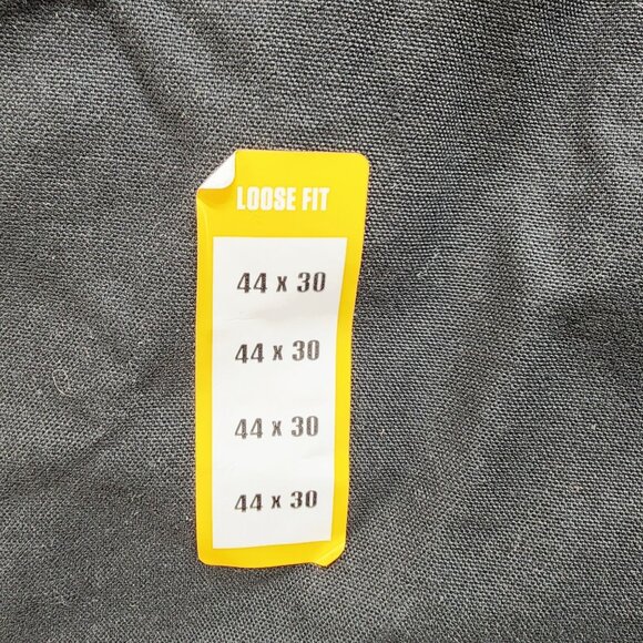 Carhartt Mens Loose Fit Carpenter Pants 44x30 Black Durable Workwear - Picture 3 of 9